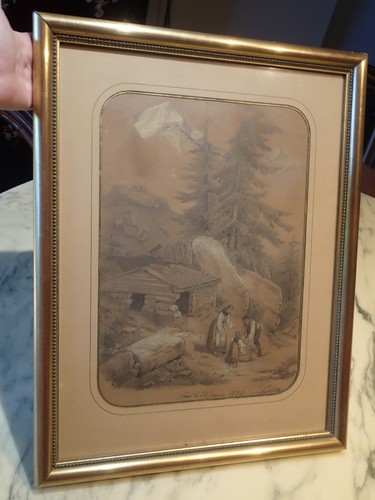 1852 superbe savoie dessin - superbe,